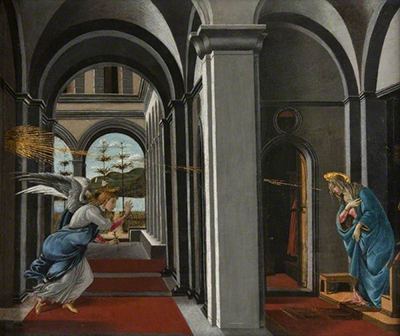 The Annunciation Sandro Botticelli